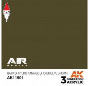 , , , ACRILICO MODELLISMO AK INTERACTIVE IJA 7 OHRYUKO NANA GO SHOKU (OLIVE BROWN)