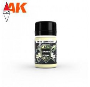 , , , PIGMENTI MODELLISMO AK INTERACTIVE CONCRETE - LIQUID PIGMENT