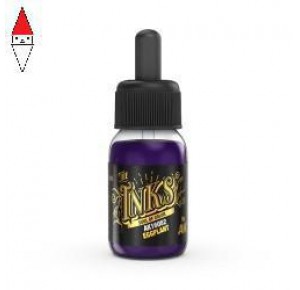 , , , ACRILICO MODELLISMO AK INTERACTIVE EGGPLANT - THE INKS 30ML