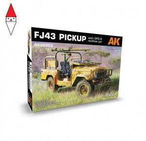, , , AK INTERACTIVE 1/35 FJ43 PICKUP WITH SPG-9 RECOILLESS GUN