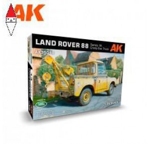 , , , AK INTERACTIVE 1/35 LAND ROVER 88 SERIES IIA -CRANE / TOW TRUCK
