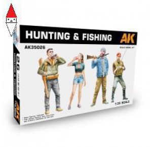, , , AK INTERACTIVE 1/35 HUNTING AND FISHING