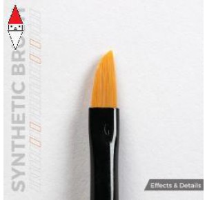 , , , AK INTERACTIVE SYNTHETIC BRUSH - DAGGER XL