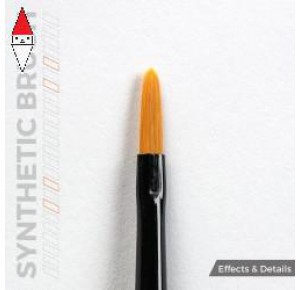 , , , AK INTERACTIVE SYNTHETIC BRUSH - FILBERT 2