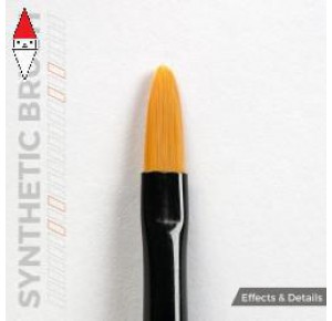 , , , AK INTERACTIVE SYNTHETIC BRUSH - FILBERT 4