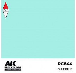 , , , LACQUER PAINT MODELLISMO AK INTERACTIVE GULF BLUE 17ML