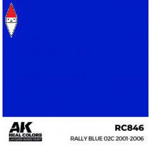 , , , LACQUER PAINT MODELLISMO AK INTERACTIVE RALLY BLUE 02C 2001-2006 17ML