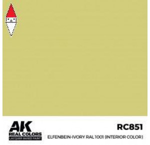 , , , LACQUER PAINT MODELLISMO AK INTERACTIVE ELFENBEIN-IVORY RAL 100117ML