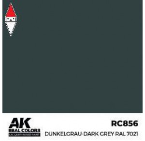 , , , LACQUER PAINT MODELLISMO AK INTERACTIVE DUNKELGRAU-DARK GREY RAL 7021 17ML