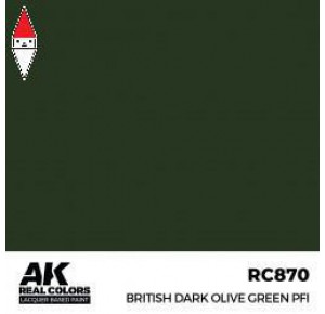 , , , LACQUER PAINT MODELLISMO AK INTERACTIVE BRITISH DARK OLIVE GREEN PFI 17ML