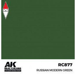 , , , LACQUER PAINT MODELLISMO AK INTERACTIVE RUSSIAN MODERN GREEN 17ML
