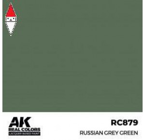, , , LACQUER PAINT MODELLISMO AK INTERACTIVE RUSSIAN GREY GREEN 17ML