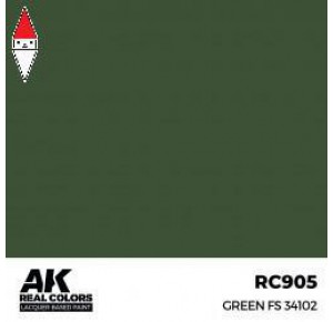 , , , LACQUER PAINT MODELLISMO AK INTERACTIVE GREEN FS 34102 17ML