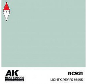 , , , LACQUER PAINT MODELLISMO AK INTERACTIVE LIGHT GREY FS 36495 17ML