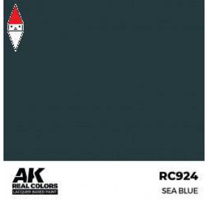 , , , LACQUER PAINT MODELLISMO AK INTERACTIVE SEA BLUE 17ML