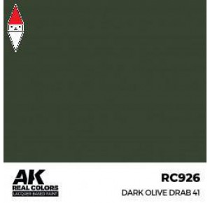 , , , LACQUER PAINT MODELLISMO AK INTERACTIVE DARK OLIVE DRAB 41 17ML