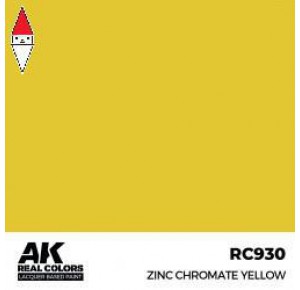 , , , LACQUER PAINT MODELLISMO AK INTERACTIVE ZINC CHROMATE YELLOW 17ML