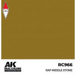 , , , LACQUER PAINT MODELLISMO AK INTERACTIVE RAF MIDDLE STONE 17ML