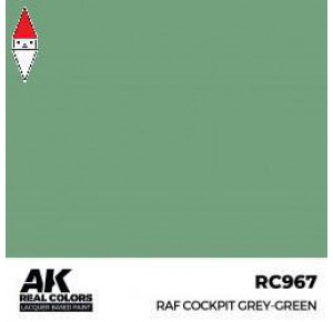 , , , LACQUER PAINT MODELLISMO AK INTERACTIVE RAF COCKPIT GREY-GREEN 17ML