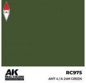 , , , LACQUER PAINT MODELLISMO AK INTERACTIVE AMT-4 / A-24M GREEN 17ML