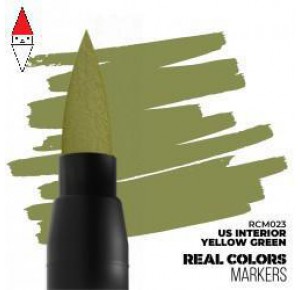 , , , ACRILICO MODELLISMO AK INTERACTIVE US INTERIOR YELLOW GREEN