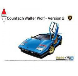 , , , AOSHIMA 1/24 1976 COUNTACH WALTER WOLF - VERSION 2