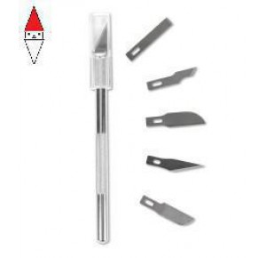 , , , ARTESANIA LATINA SCALPEL HOBBY KNIFE N1 WITH 6 BLADES