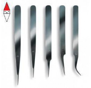 , , , ARTESANIA LATINA SET OF 5 STAINLESS STEEL TWEEZERS WITH FINE POINT