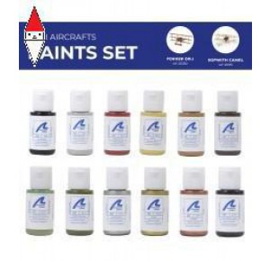 , , , ACRILICO MODELLISMO ARTESANIA LATINA PAINTS SET FOR MODELS: WORLD WAR I AIRPL
