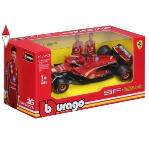 , , , MODELLINO STATICO BBURAGO 1/43 F1 FERRARI SF-24 N 16 LECLERC WB -1/43 LECLERC