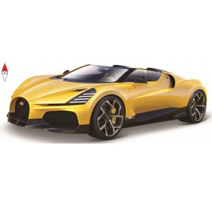 , , , MODELLINO STATICO BBURAGO 1/18 BUGATTI MISTRAL YELLOW