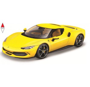 , , , MODELLINO STATICO BBURAGO 1/18 296 FERRARI GTB YELLOW