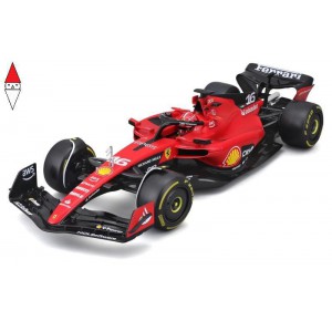 , , , MODELLINO STATICO BBURAGO 1/18 SF23 (W/ HELMET) N 16 (CHARLES LECLERC)