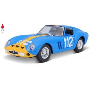 , , , MODELLINO STATICO BBURAGO 1/24 FERRARI 250 GTO BLUE #112