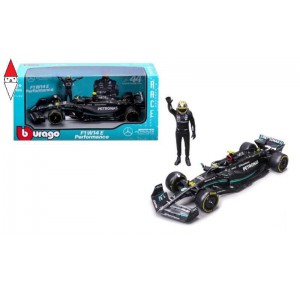 , , , MODELLINO STATICO BBURAGO 1/24 F1 MERCEDES W14 E PERFORMANCE N 44