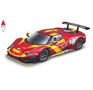 , , , MODELLINO STATICO BBURAGO 1/43 296 GT3 2023 RED