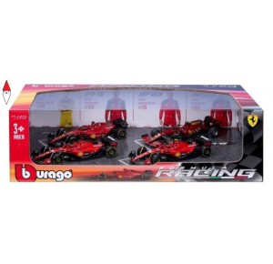 , , , MODELLINO STATICO BBURAGO 1/43 GIFT PACK - 4 FERRARI SF-23
