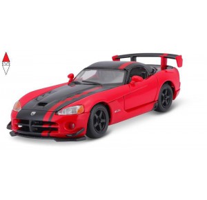 , , , MODELLINO STATICO BBURAGO 1/24 DODGE VIPER SRT 10 ACR RED/BLACK