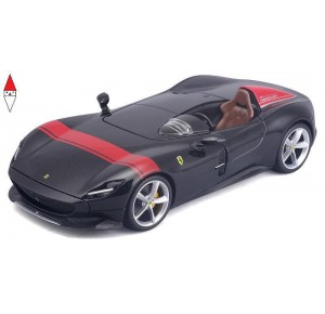 , , , MODELLINO STATICO BBURAGO 1/24 FERRARI MONZA SP1 BLACK/RED