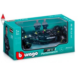 , , , MODELLINO STATICO BBURAGO 1/43 MERCEDES 2024 WB RUSSELL