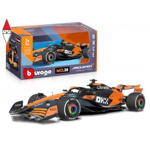 , , , MODELLINO STATICO BBURAGO 1/43 MCLAREN F1 MCL 38 2024 N 81 (PIASTRI)