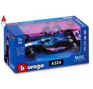 , , , MODELLINO STATICO BBURAGO 1/43 BWT ALPINE A524 N 31 OCON