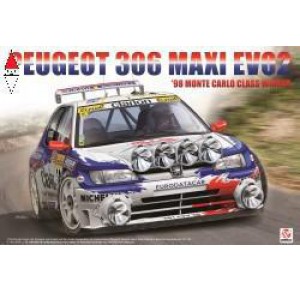 , , , BEEMAX 1/24 PEUGEOT 306 MAXI EVO 2 1998 MONTE CARLO CLASS WINNER