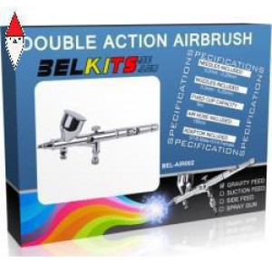 , , , BELKITS SET AEROGRAFO A GRAVITA DOPPIA AZIONE