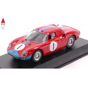 , , , 1/43 BEST MODEL FERRARI 250LM COUPE N 1 KYALAMI 1964 PIPER -MAGGS RED LIGHT BLUE