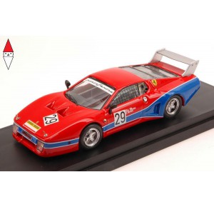 , , , 1/43 BEST MODEL FERRARI 512 BB LM N 29 MUGELLO 1981 DEL BUONO - GOVONI RED BLUE