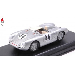 , , , 1/43 BEST MODEL PORSCHE 550RS SPIDER N 44 12h SEBRING 1957 BUNKER-WALLACE SILVER