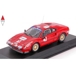 , , , 1/43 BEST MODEL FERRARI 308 GTB N 47 WINNER VALLELUNGA 1978 C.FACETTI RED