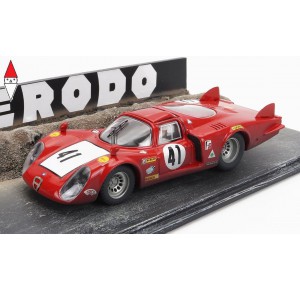 , , , 1/43 BEST MODEL ALFA ROMEO DIORAMA - 33/2 LONG TAIL TEAM AUTODELTA N 41