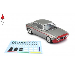 , , , BRM MODEL CARS ALFA GTA - ALFA EDITION SILVER/RED